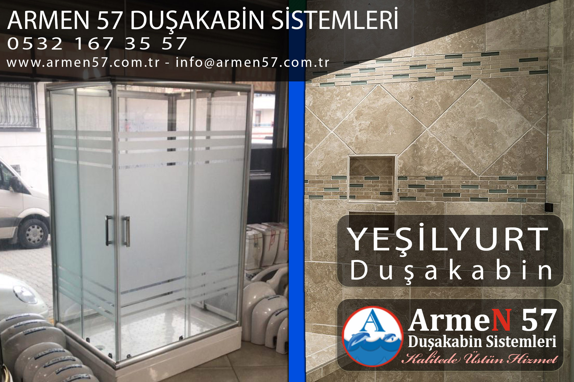 yeşilyurt duşakabin