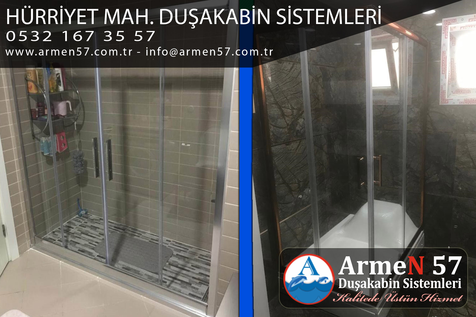 hürriyet mahallesi duşakabin