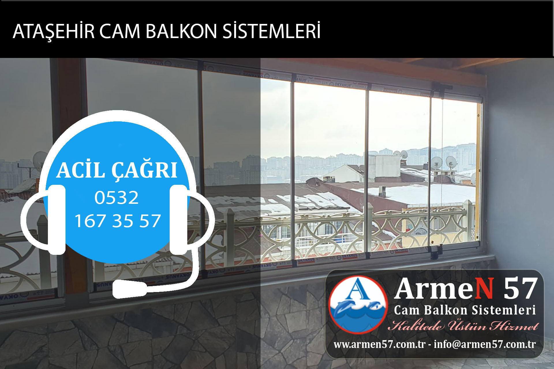 ataşehir cam balkon