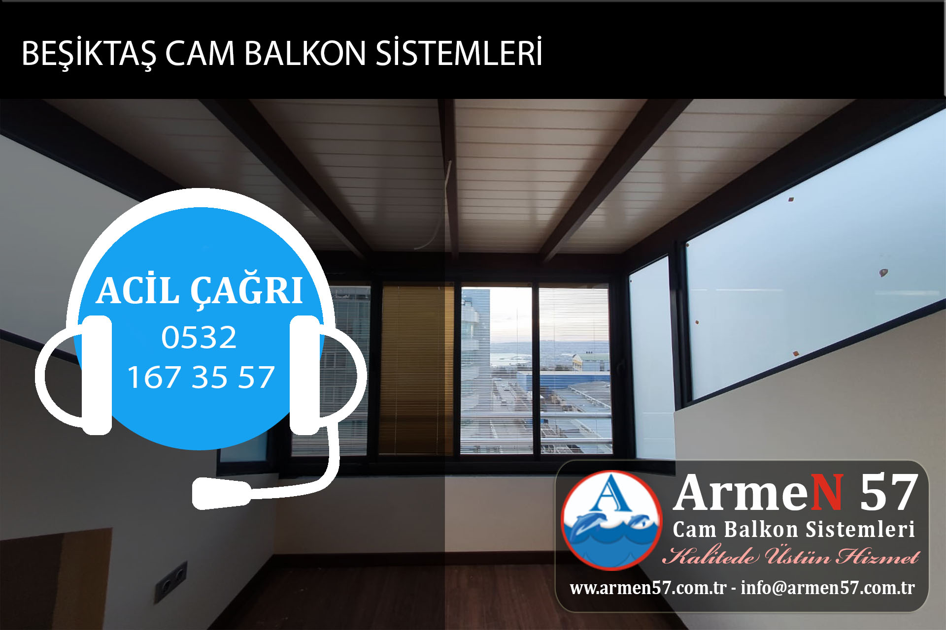beşiktaş cam balkon