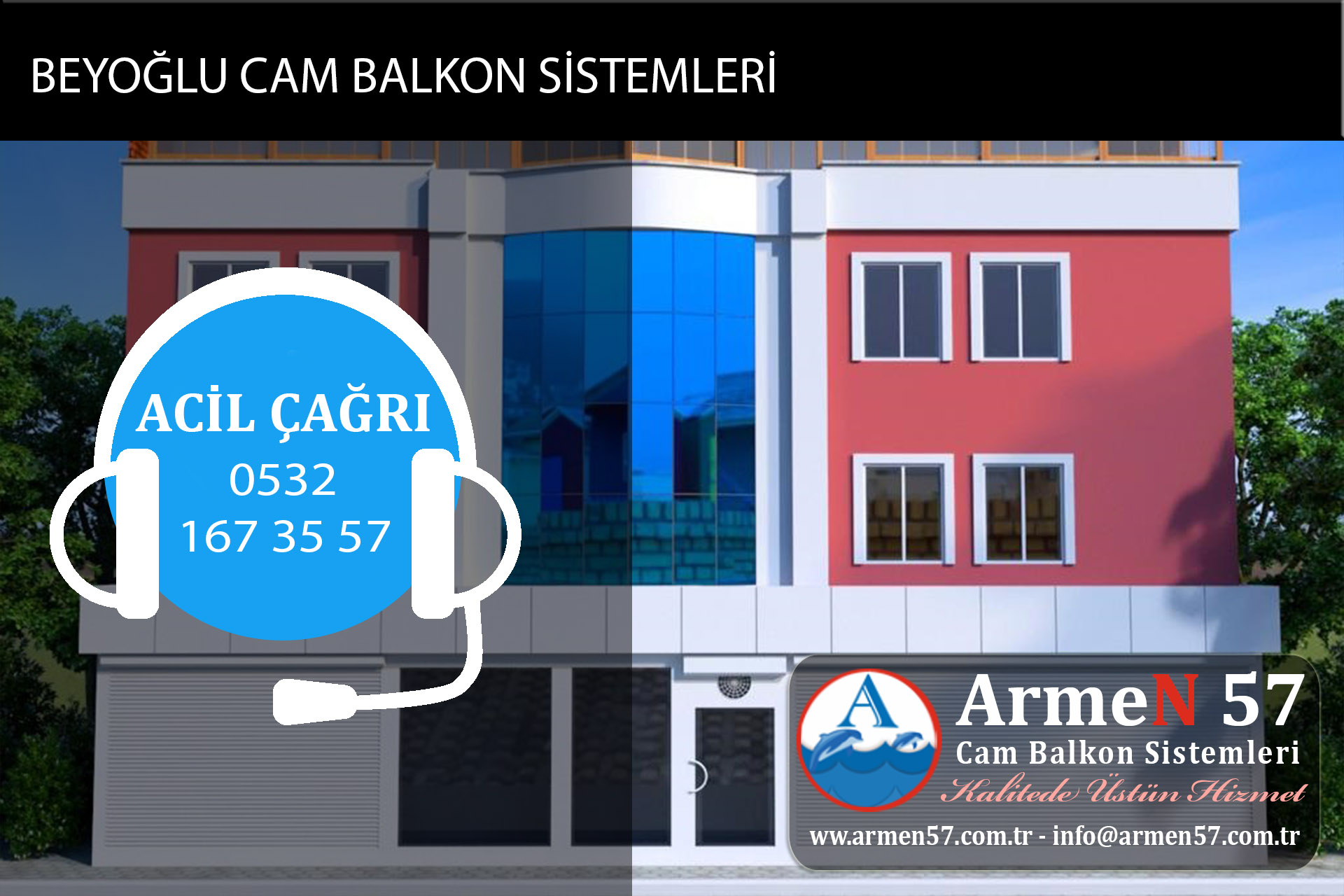 beyoğlu cam balkon