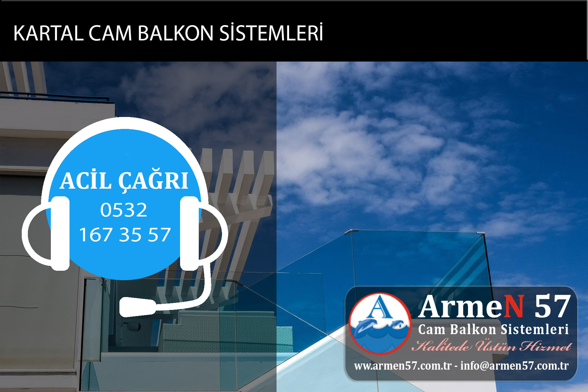 kartal cam balkon