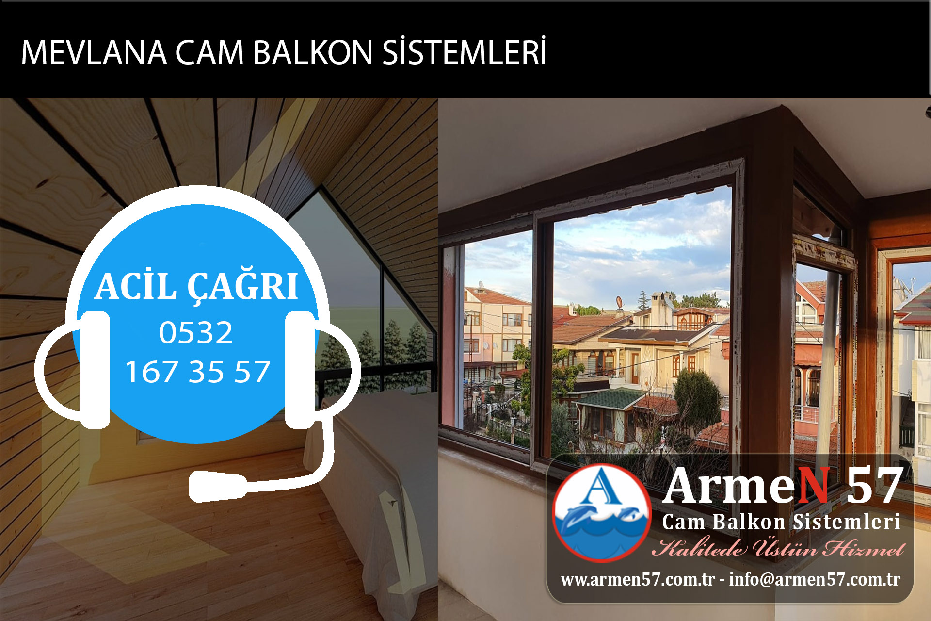 mevlana cam balkon