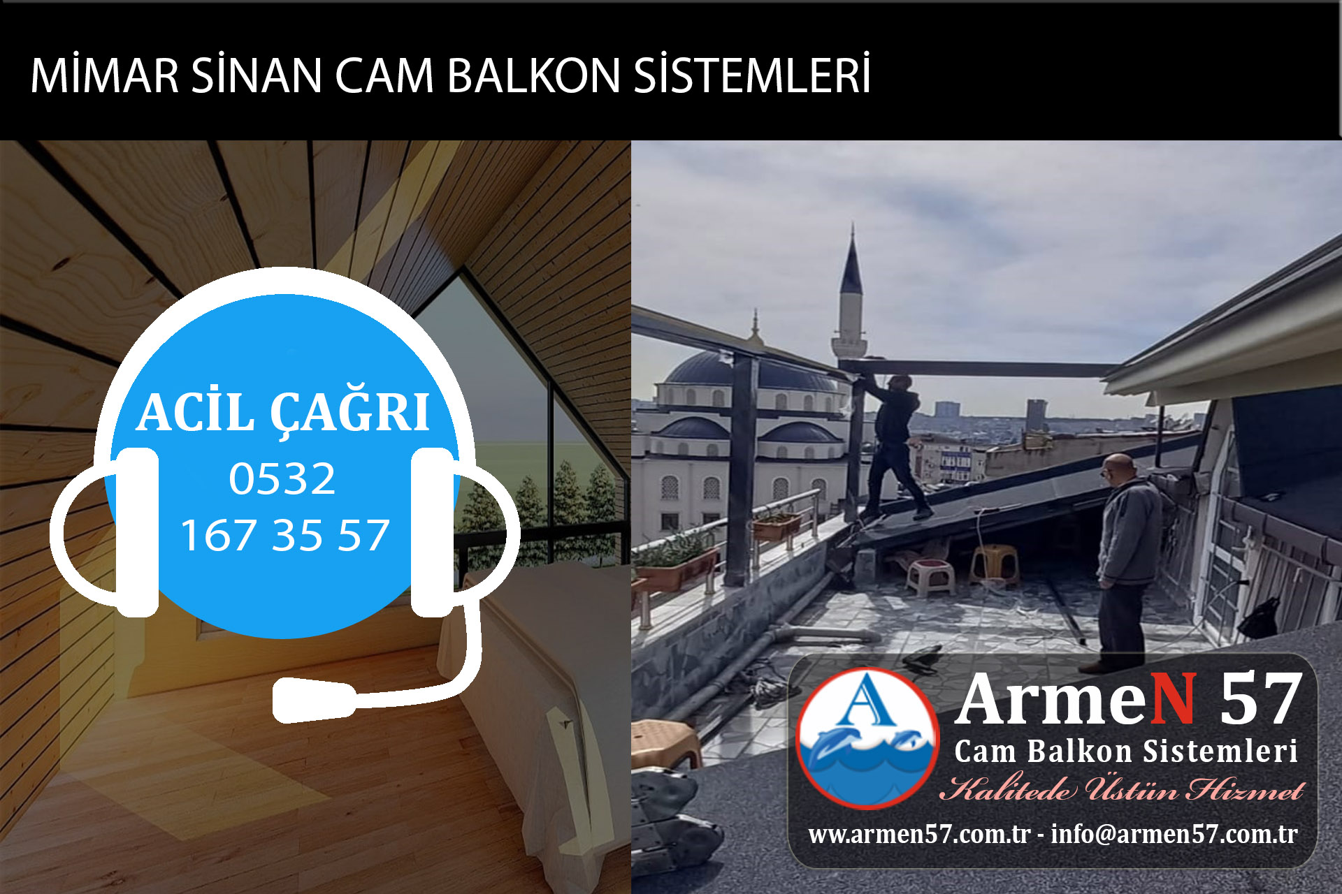 mimar sinan cam balkon
