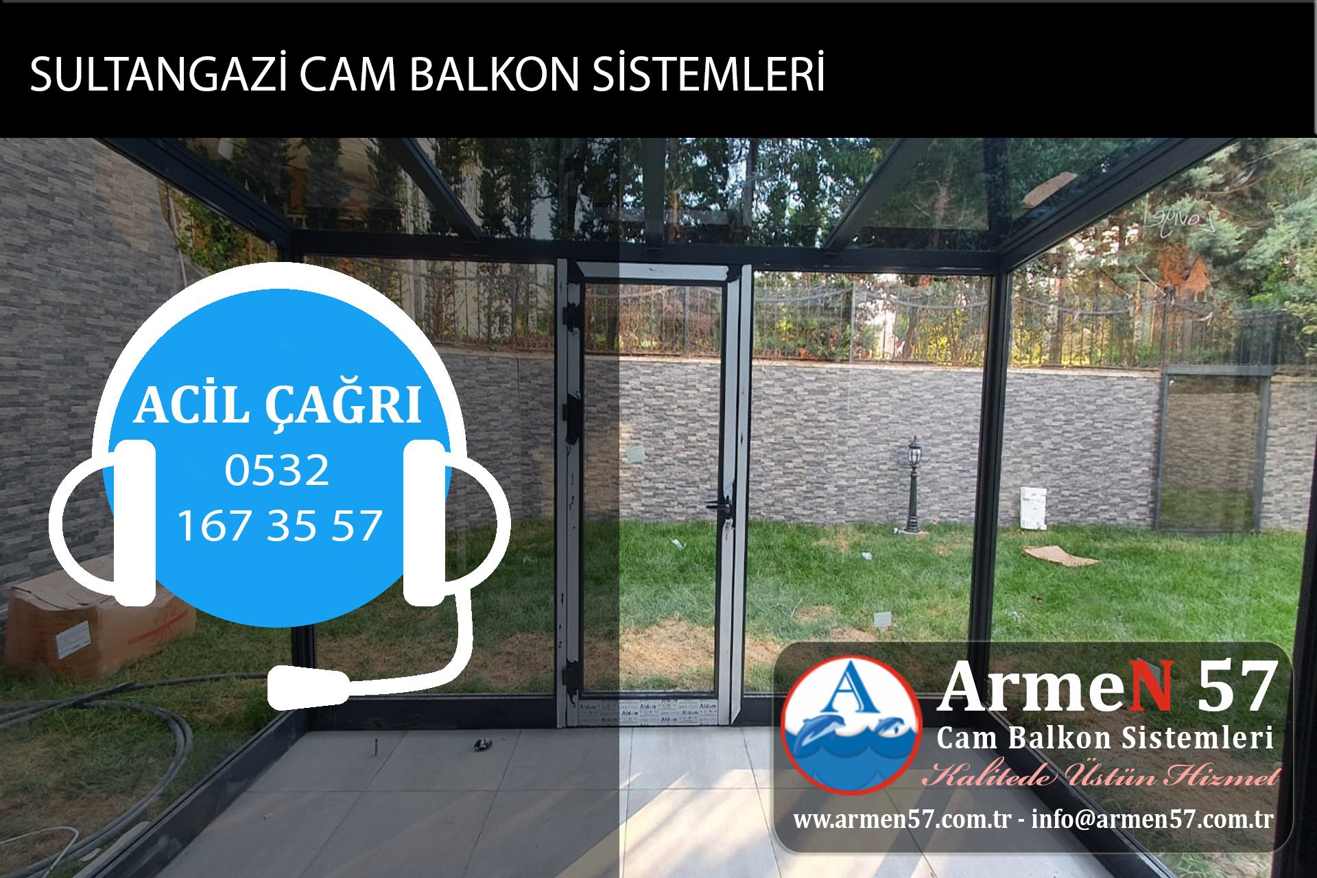 sultangazi cam balkon