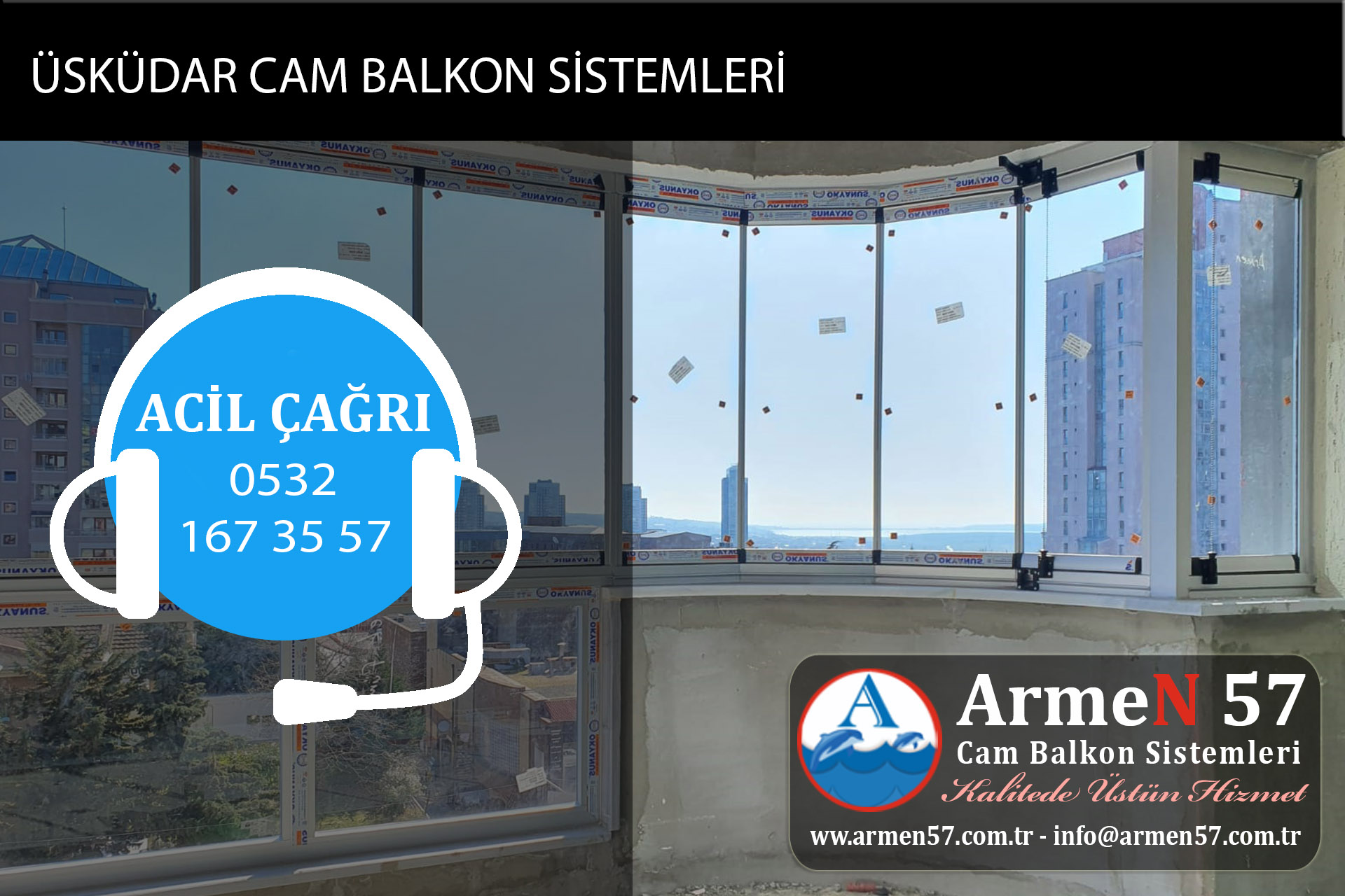 üsküdar cam balkon