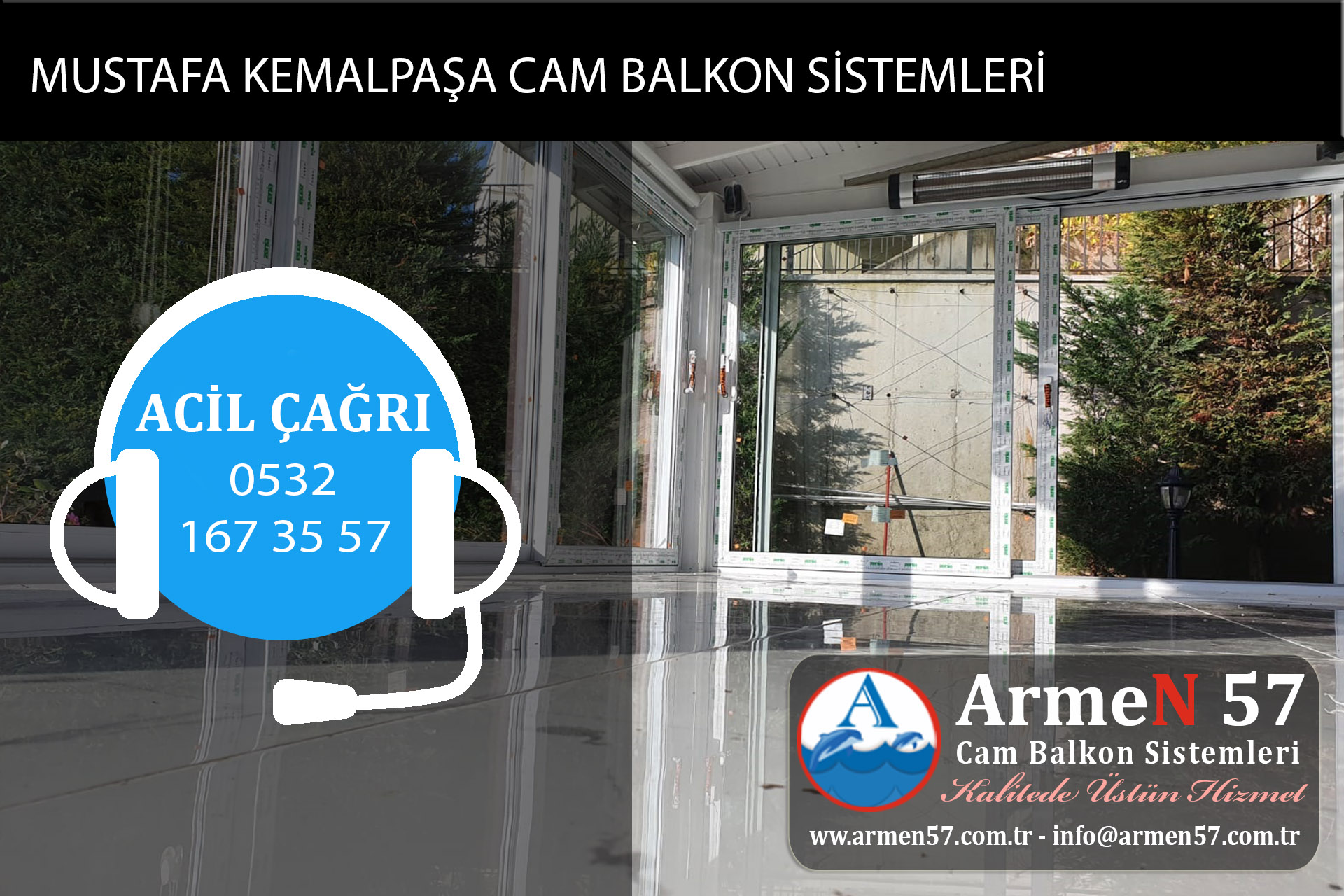 mustafa kemalpaşa cam balkon