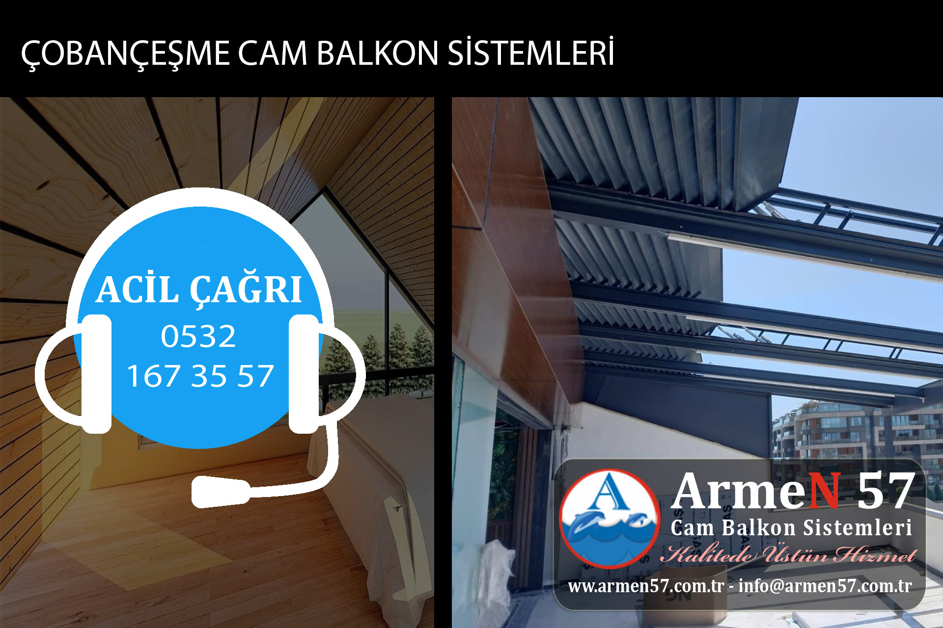 çobançeşme cam balkon