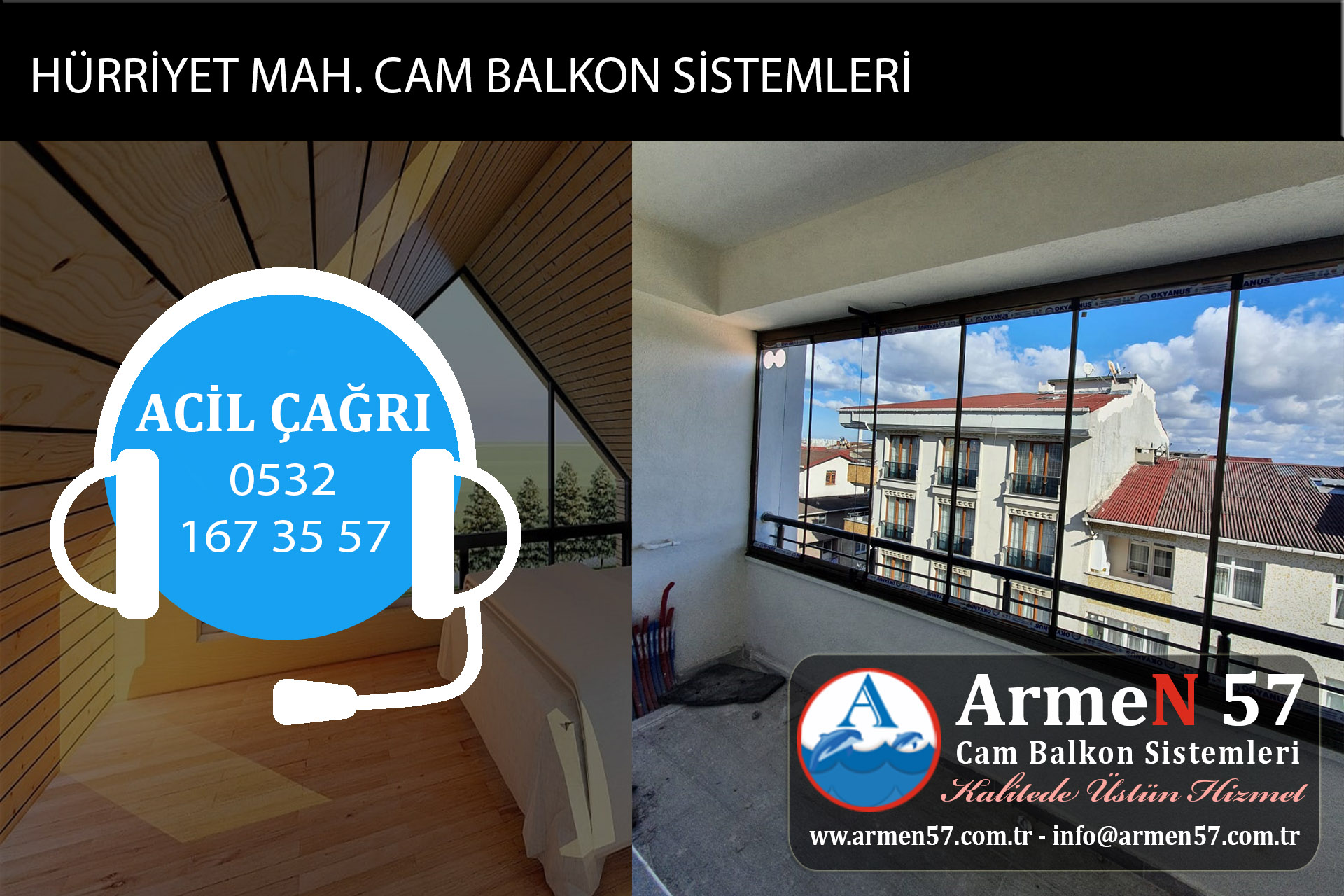 hürriyet mahallesi cam balkon