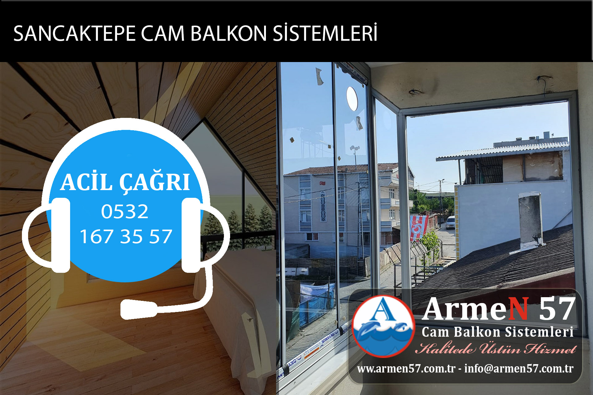 sancaktepe cam balkon