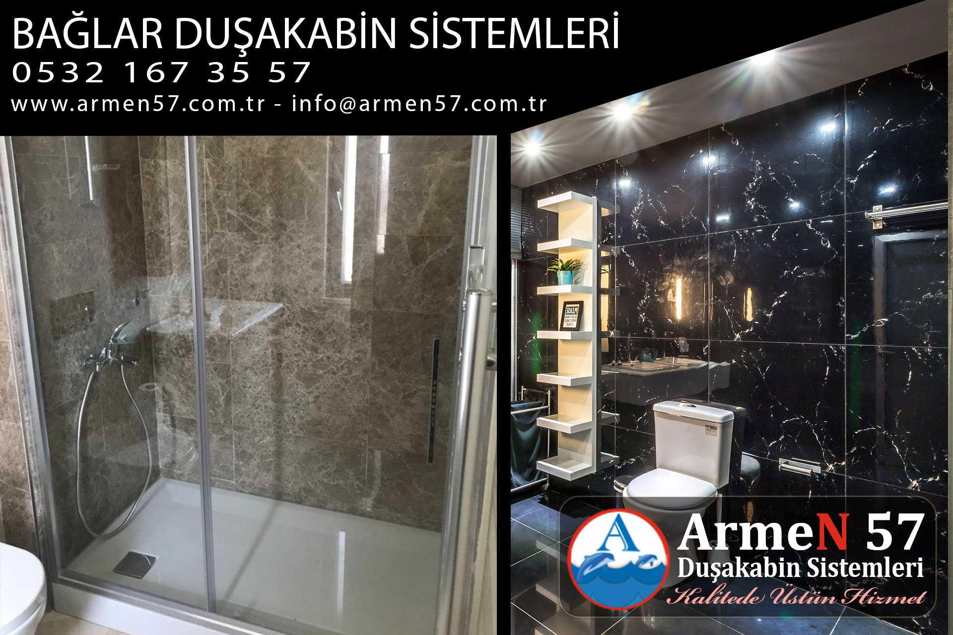 bağlar duşakabin