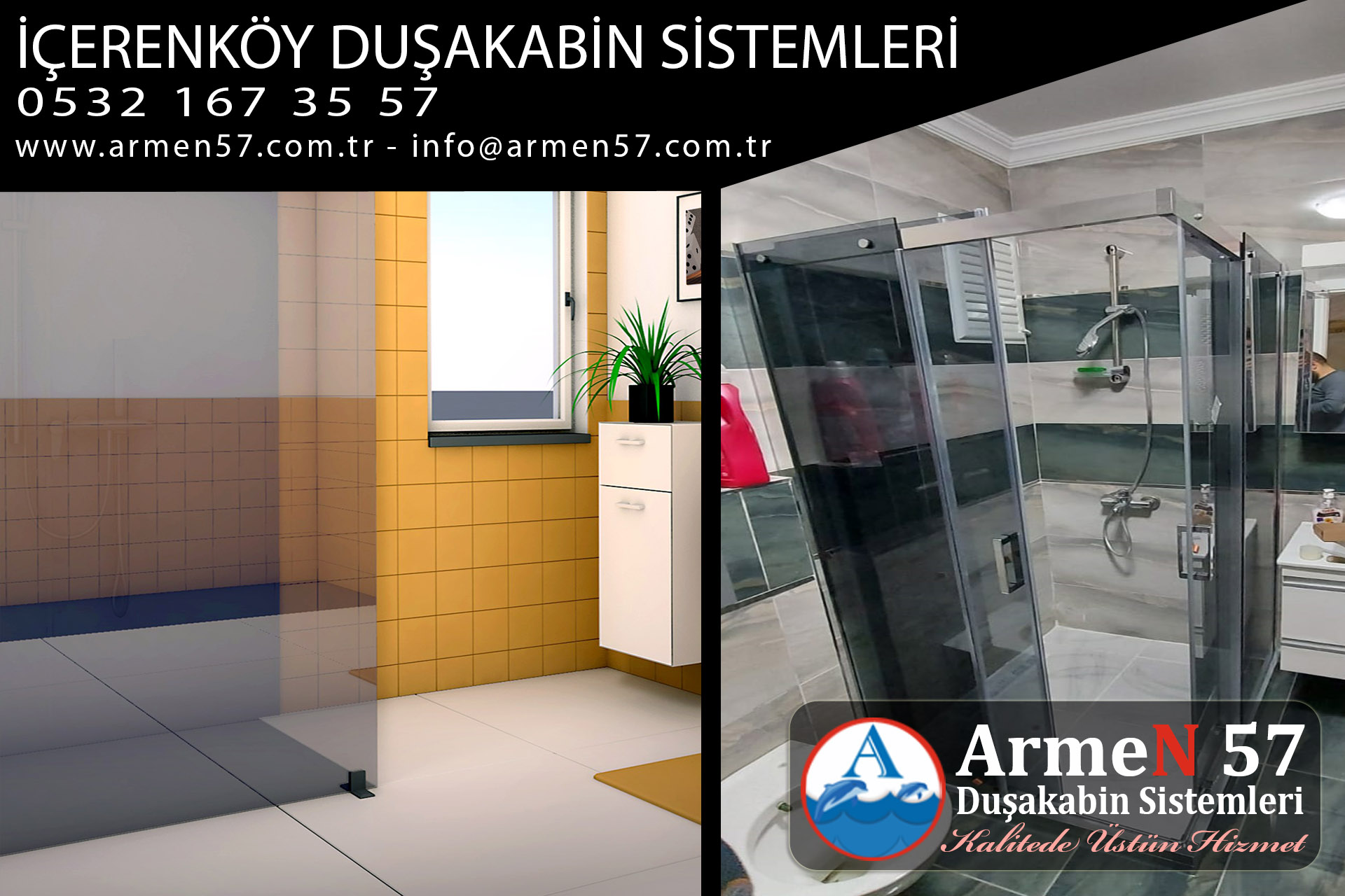 içerenköy duşakabin